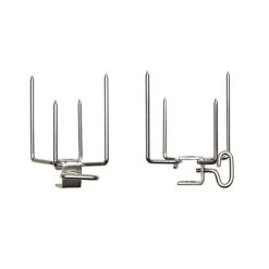 Napoleon Fleischgabelset F. Drehspieß Edelstahl