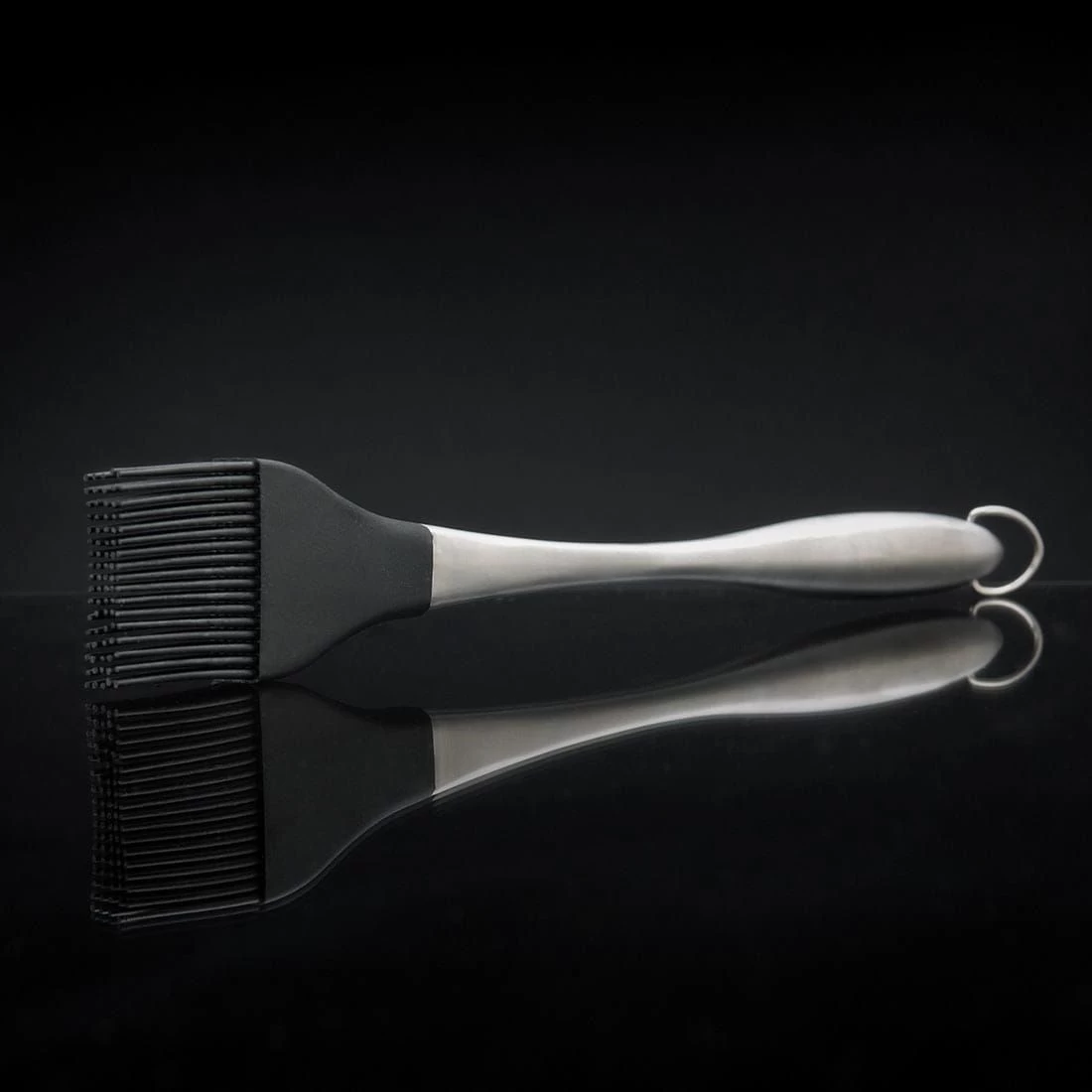 Napoleon PRO Edelstahl Pinsel Mit Silikonborsten 11,5" Silber 2 Napoleon PRO Edelstahl Pinsel Mit Silikonborsten 11,5" Silber – Bild 2