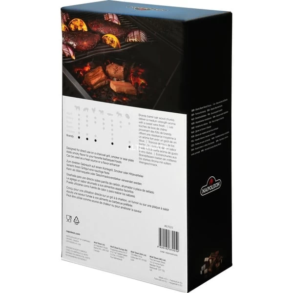 Napoleon Holz-Räucherchunks Brandy-Eiche, Räucherchips – Bild 2
