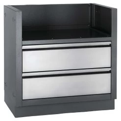 Napoleon BIG32 Einbau Grill-Unterschrank Kohlefarben/Silber