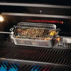 Napoleon Grillkorb Für Drehspieß Edelstahl Silber -Günstiges Napoleon Geschäft napoleon grillkorb fuer drehspiess edelstahl 1464686 5