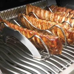 Napoleon PRO Spare-Rib Halter Edelstahl